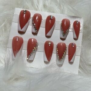 Sweet 15 Acrylic PressOn Nails.